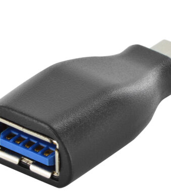 USB-C naar USB-A adapter, zwart