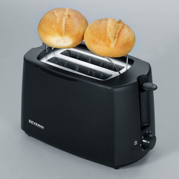 Severin 2-sneden broodrooster, 700 watt, zwart