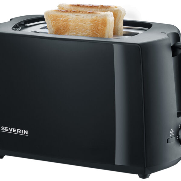 Severin 2-sneden broodrooster, 700 watt, zwart