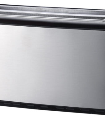 SEVERIN Broodrooster voor 4 sneden, RVS/zwart