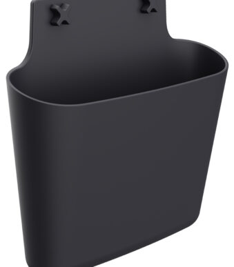 Wandbrochurehouder XXL, 1 vak, A4-formaat, zwart