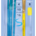 LEFRANC BOURGEOIS Set Paardenhaarkwast + 1 Borstelkwast