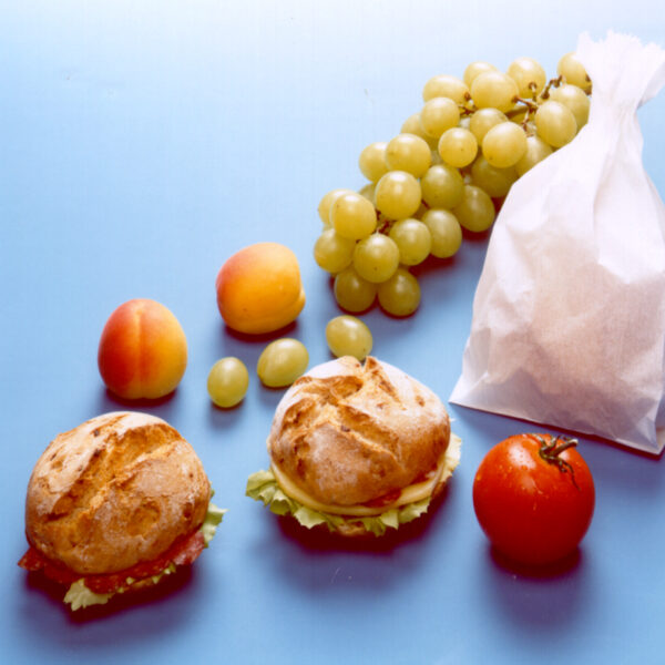 Papieren snackzakjes