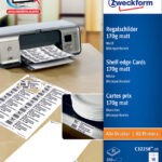 AVERY Zweckform schapkaartje voor prijs- & barcode