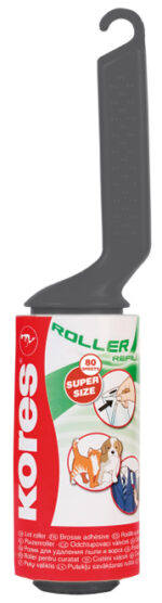 Pluizenstrijker met handvat, navulbaar, 80 vellen