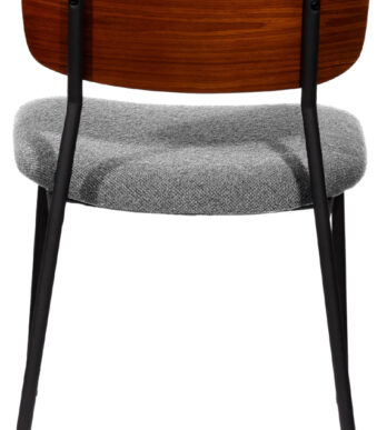 Bezoekstoel LISA, set van 2, grijs