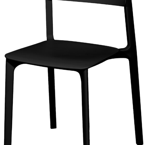 Paperstream Buiten Bezoekersstoelen Otho, set van 2, zwart