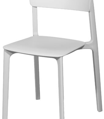 Papierstroomstoelen voor buiten OTHO, set van 2, wit