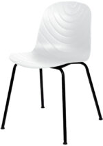 Papieropvangstoel VERTIGO, set van 2, wit