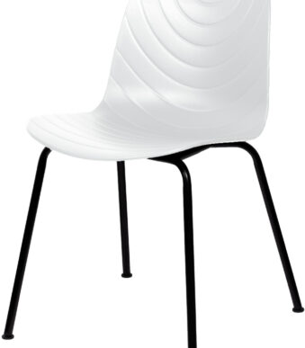 Papieropvangstoel VERTIGO, set van 2, wit