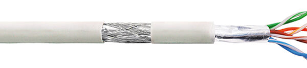 LogiLink installatiekabel, categorie 5e, soepel/ongegrendeld getwist paar, 305 meter, grijs