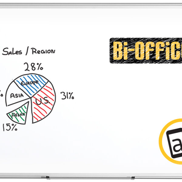 Bi-Office Emaillen Whiteboard 'Maya', 60 x 45 cm