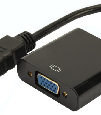 HDMI naar VGA converter, zwart