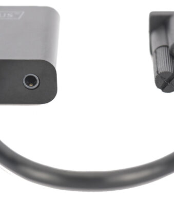 VGA naar HDMI + audio converter, zwart