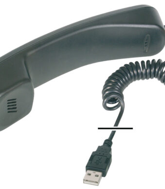 USB-Telefoonhoorn, Plug & Play, Zwart