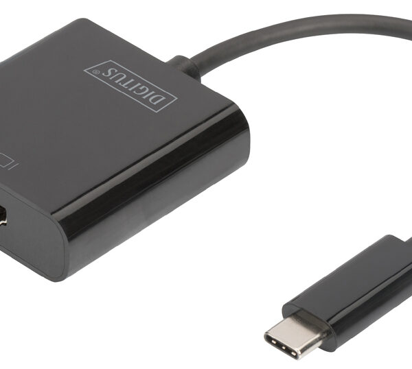 USB 3.1 grafische adapter, USB-C naar HDMI, zwart