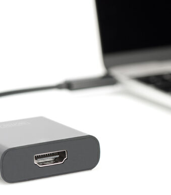 USB 3.1 grafische adapter, USB-C naar HDMI, zwart