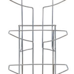 ALBA folder-vloerstandaard, 7 vakken, metalen