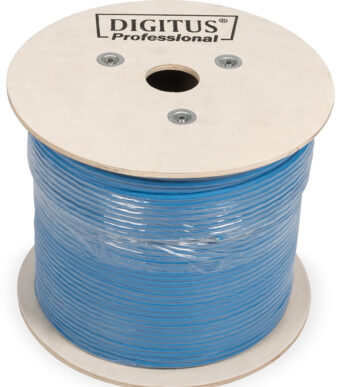 Installatiekabel categorie 6a, U/UTP, 500 meter, blauw