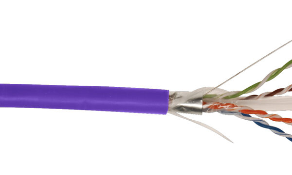 Installatiekabel categorie 6, massief/ongepantserd, halogeen-vrij, 100 meter