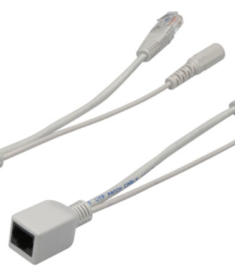 PoE-kabelsplitser en PoE-injector, passief, 2-delig