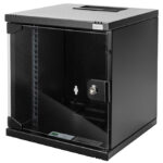 Digitus 10" wandverdeelkast, 6 hoogten, 312 x 300 mm, zwart