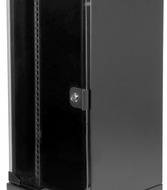 Wandverdeler 10" zwart, 12 hoogtes, 312x300 mm