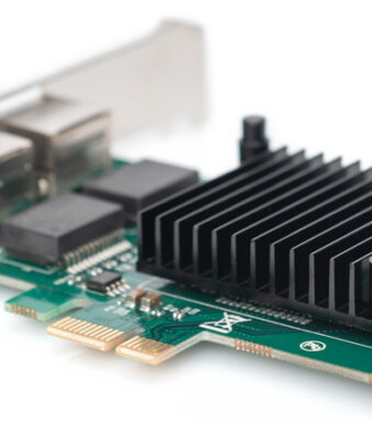Tweepoorts Gigabit Ethernet PCI Express-kaart