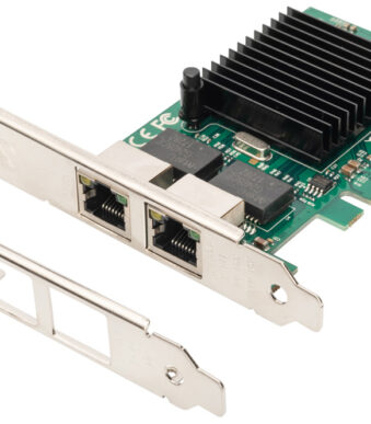 Tweepoorts Gigabit Ethernet PCI Express-kaart