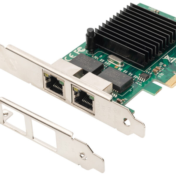 Tweepoorts Gigabit Ethernet PCI Express-kaart