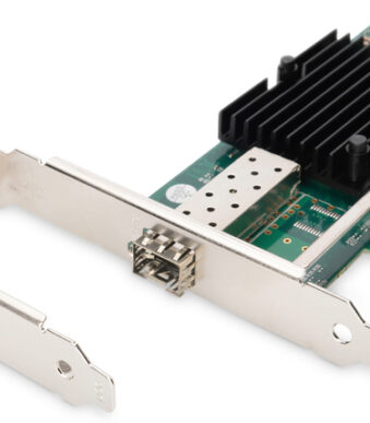 Enkele poort PCI Express 10 Gigabit glasvezeladapter