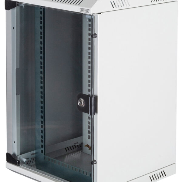 DIGITUS Gecombineerde Wandverdeler 10"/19", IP20-bescherming, grijs (RAL7035)