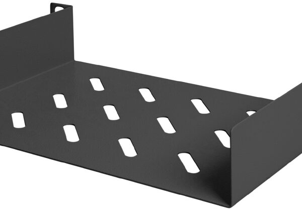 10" Vakbord, 1HE, zwart RAL 9005