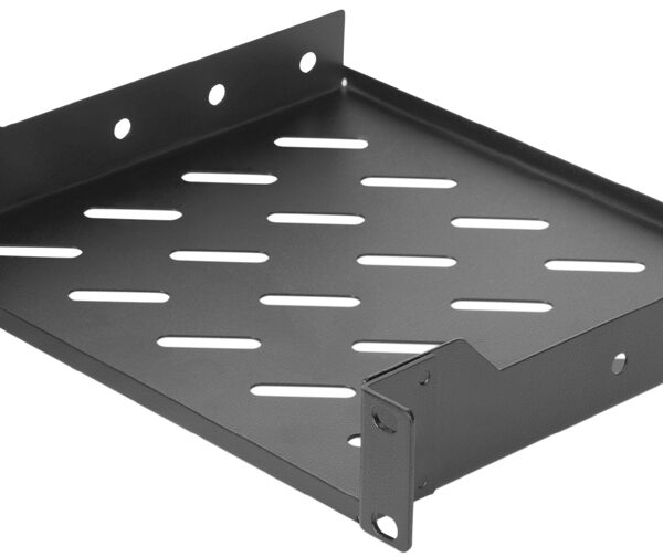 Hardmetalen serverrekplank, 1U, vaste montage, grijs