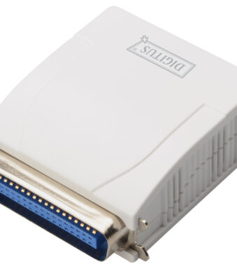 Snelle Ethernetprintserver, parallel, wit