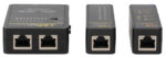 Netwerkstatus- en communicatiekabeltester, RJ45/BNC