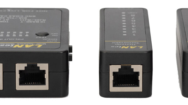 Netwerkstatus- en communicatiekabeltester, RJ45/BNC