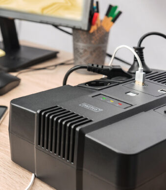 Alles-in-één noodstroombron, 600VA/360W, LED