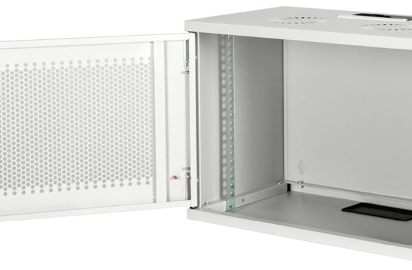 19" wandmontage serververdeler, 7 units, lichtgrijs