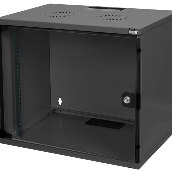 19" wandbedradingsverdeler SOHO, ongemonteerd, 7 hoogtes, zwart