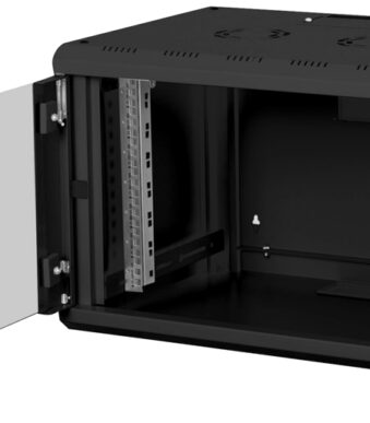 19" wandverdeler Unique Line, 7 HE, zwart