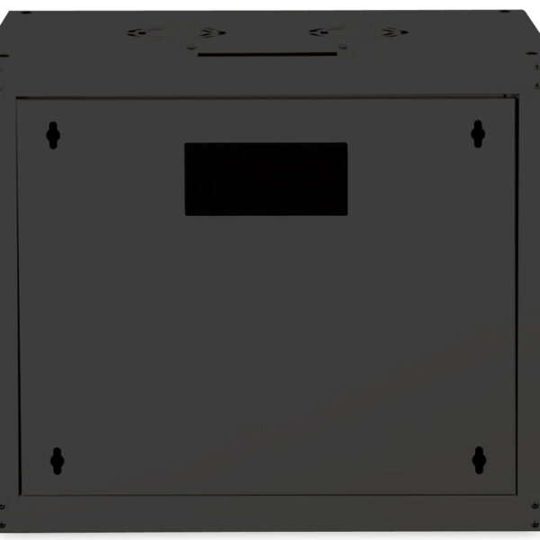 19" Wandmontage netwerkverdelerkast, 9 units, zwart