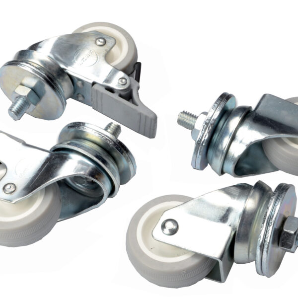 Instelbare rollenset voor wandverdeler