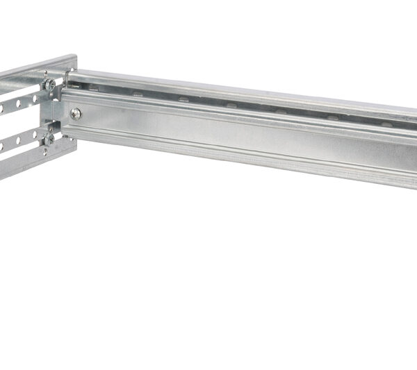 19" Montageplaat, met montageprofiel, 4 HE