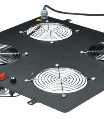 Dakventilatie-eenheid met 2 ventilatoren, zwart (RAL 9005)