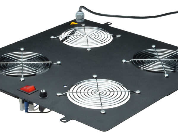 Dakventilatie-eenheid met 2 ventilatoren, zwart (RAL 9005)