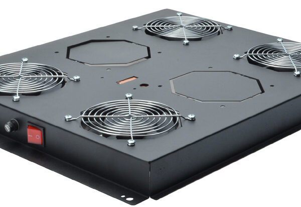 Dakluchtventilator-unit, 4 ventilatoren, lichtgrijs (RAL7035)