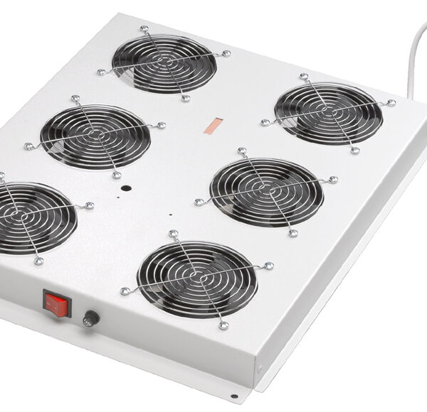 Dakventilatie-eenheid met 6 ventilatoren, lichtgrijs (RAL7035)