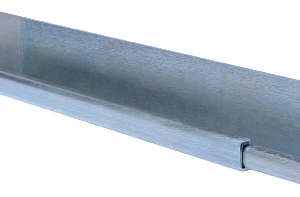 Montagerails, 1U, vast gemonteerd, verzinkt