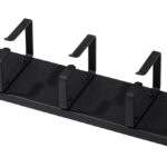 19" Kabelgeleideringspaneel, 2 HE, 5 kabelgeleiders